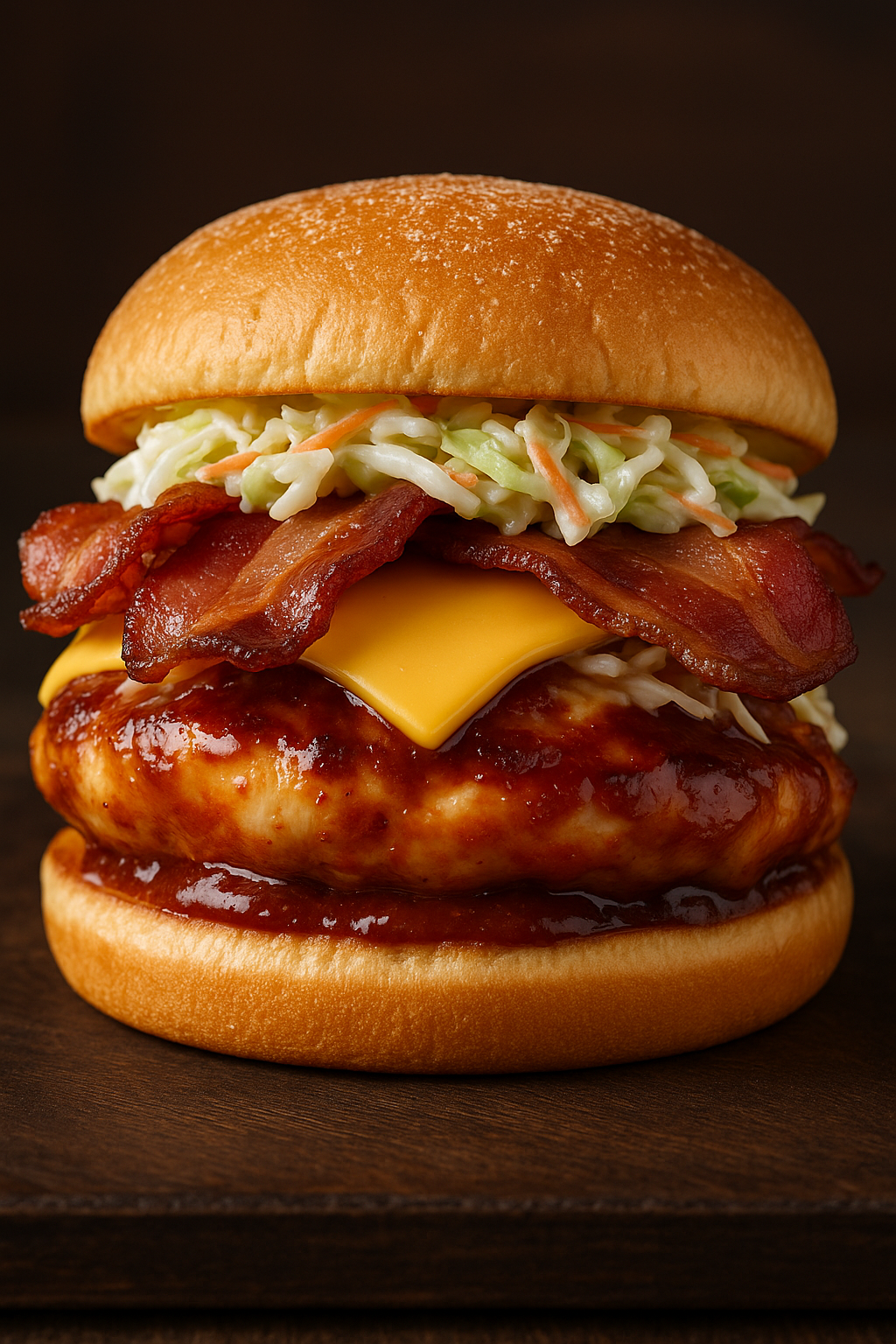 Hamburguesa+Pollo+BBQ